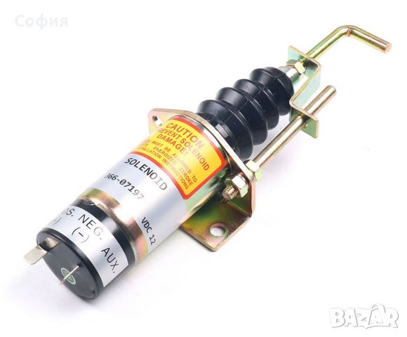 Соленоид, магнитен винтил за дизелов мотор агрегат Lister Petter НАЛИЧНО!!!