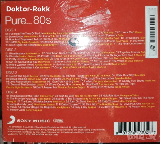 Pure 80s - оригинален бокс-сет от 4 диска, снимка 2 - CD дискове - 50911291