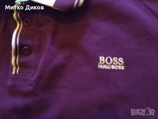 Бос Boss маркова тениска размер ХЛ, снимка 2 - Тениски - 51423146