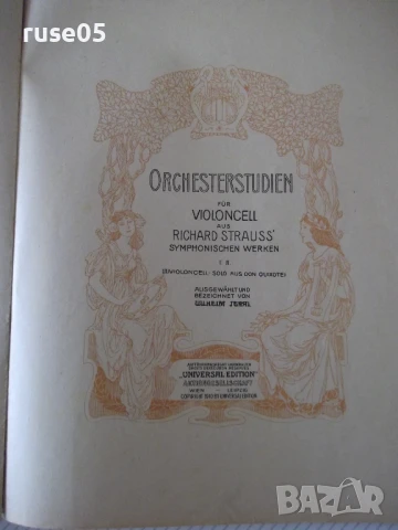 Ноти "ORCHESTERSTUDIEN FÜR VIOLONCELL AUS R.STRAUSS"-46стр., снимка 2 - Специализирана литература - 50839357