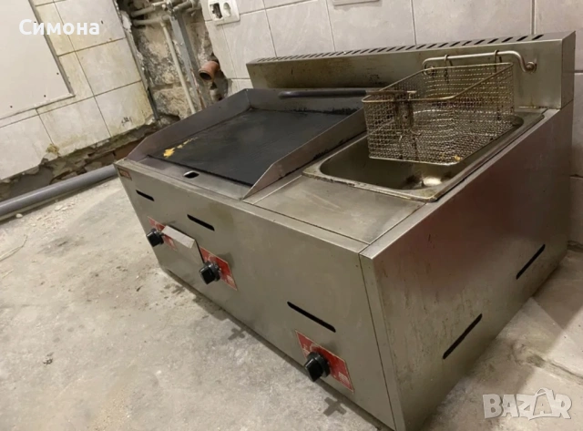 Скара и фритюрник, снимка 2 - Обзавеждане на кухня - 53720536
