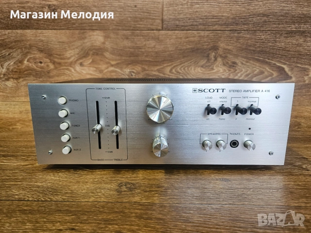 Усилвател H.H. SCOTT A 416 Винтидж – Легендарен Американски Звук, ТОП Състояние!