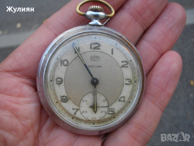 КОЛЕКЦИОНЕРСКИ ДЖОБЕН ЧАСОВНИК UMF RUHLA SATURN , снимка 2 - Антикварни и старинни предмети - 42597530