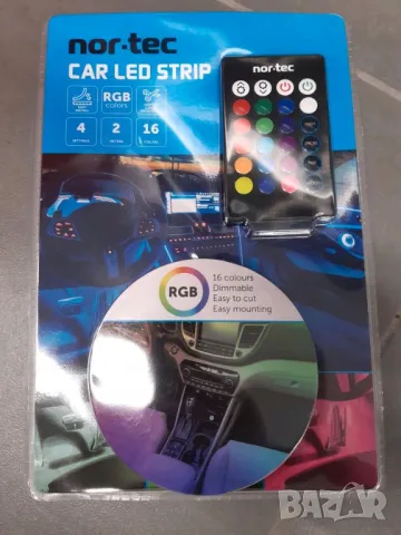 NOR-TEC RGB 2M CAR USB LED ЛЕНТА, снимка 1
