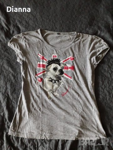 (ЛОТ) Дамски рок/пънк тениски, размер S - RAMONES, снимка 2 - Тениски - 41332636