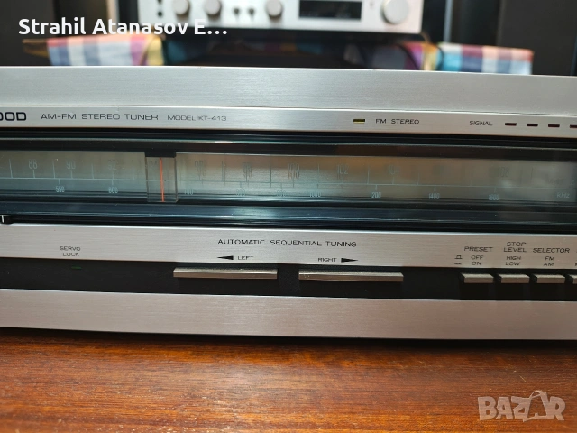 Kenwood KT-413 AM/FM Стерео Тунер , снимка 5 - Радиокасетофони, транзистори - 38644312