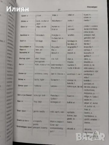 Кратък многоезичен речник, снимка 4 - Чуждоезиково обучение, речници - 49245464