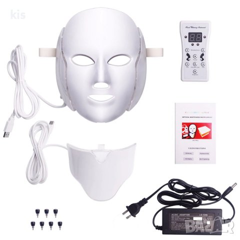 LED маска за светлинна терапия на лице и шия модел MX-N24