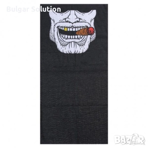 Маска за лице 3D Череп - ултра реалистичен, снимка 8 - Шалове - 52283850