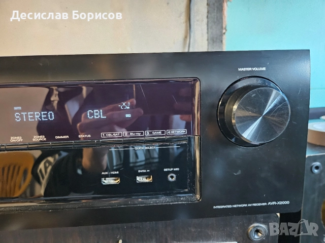 7.1 ресийвър Denon AVR-X2000, снимка 4 - Ресийвъри, усилватели, смесителни пултове - 52787904