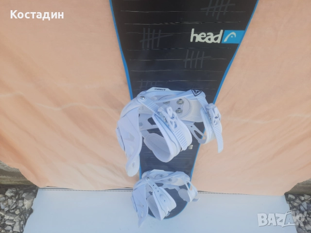 Сноуборд HEAD  ROCKA FW 4D   с автомати.   146см , снимка 4 - Зимни спортове - 52464162