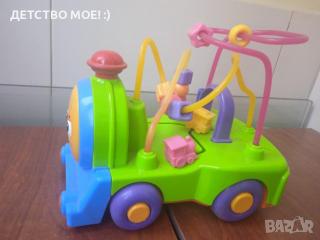 Голямо бебешко влакче развиващо двигателните умения и мисленето, снимка 3 - Образователни игри - 42019798