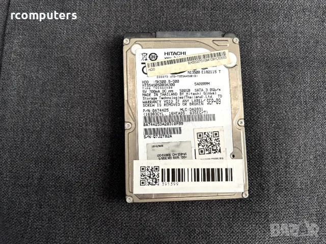Хард диск HITACHI 500GB за лаптоп, снимка 1