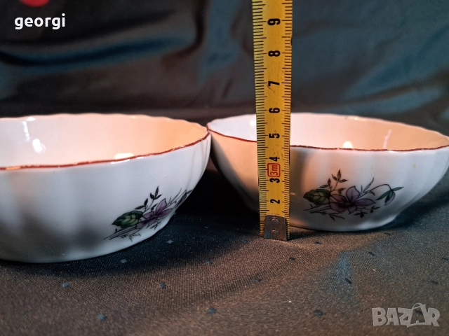 две български порцеланови купички 29/6, снимка 6 - Сервизи - 52809093