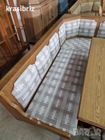 К-т Масивен Кухненски Ъгъл с Разтегателна Трапезна Маса с 2 броя Стола-внос от Германия!, снимка 2 - Други - 53560124