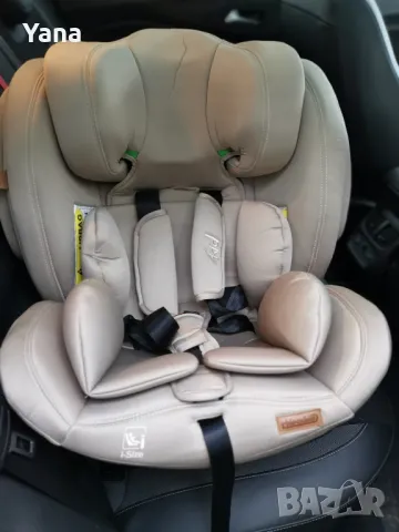 Столче за кола Чиполино/ Chipolino - 4Kid, i-Size, 40-150 cm, хумус

, снимка 6 - Столчета за кола и колело - 49830027