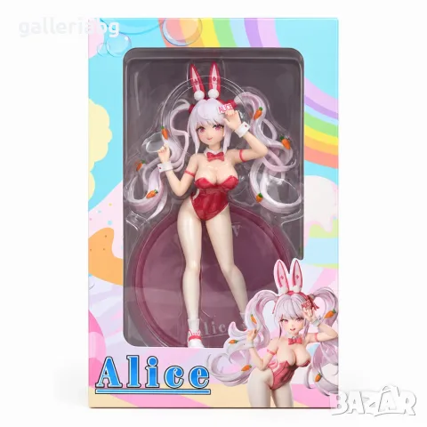 Аниме фигура Alice Bunny Girl – Goddess of Victory: NIKKE, 23,5 см, снимка 6 - Колекции - 56040154