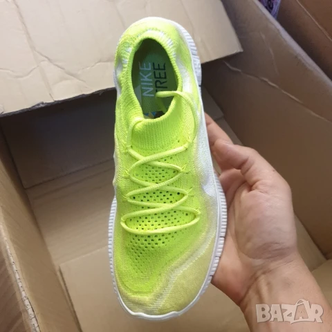 маратонки Nike Free Flyknit+ Volt Electric номер 40 ,5, снимка 2 - Маратонки - 50448794