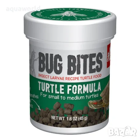 "ПРОМОЦИЯ" Fluval Bug Bites Turtle Granules S/M – 45гр.