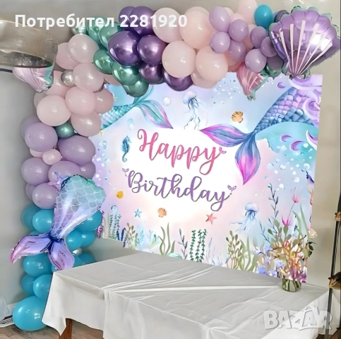 Комплект балони – 97 елемента за приказна декорация, снимка 6 - Декорация за дома - 52849834