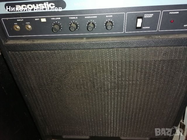 Vintage bass комбо Acoustic 118 продавам и под наем , снимка 2 - Китари - 38750515