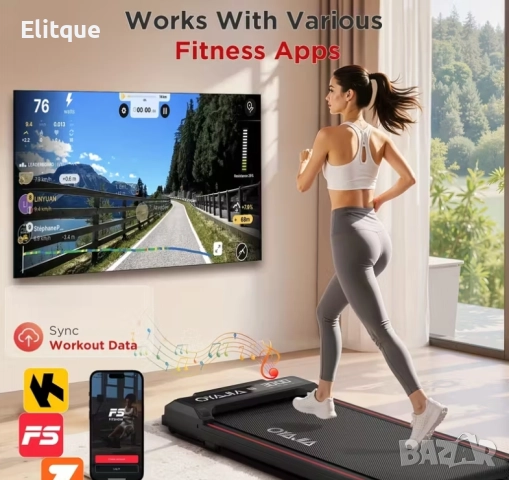 Компактна пътека за бягане с дистанционно , снимка 7 - Фитнес уреди - 52909007