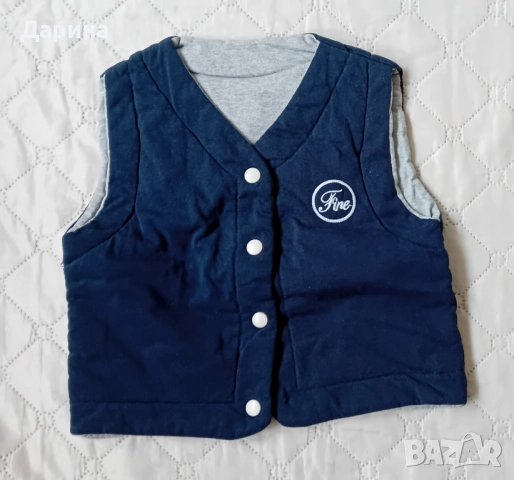 Двулицев елек, снимка 3 - Детски якета и елеци - 32881022