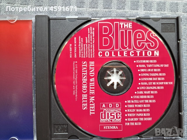 Blind Willie McTell – Statesboro Blues, снимка 2 - CD дискове - 53109454