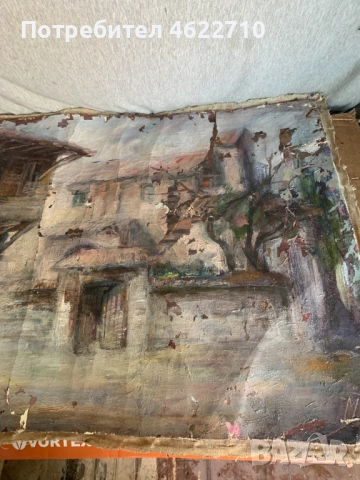 картина Пейзаж от село къщи, снимка 6 - Картини - 52150654