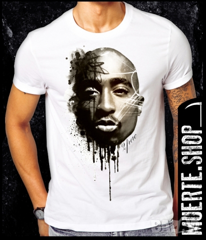 Тениска 2PAC MELTED FACE