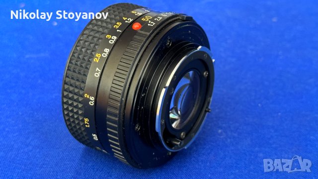 Обектив - MINOLTA MD 50mm 1:1.7, снимка 3 - Обективи и филтри - 42537168