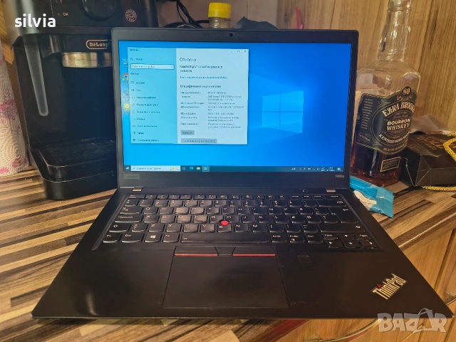 Продавам лаптоп Lenovo T495 с тъчскрийн