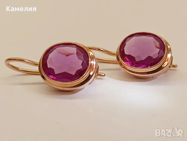 Руско злато. Обеци, снимка 2 - Обеци - 56007503