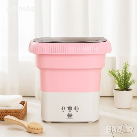 Мини сгъваема преносима пералня – 6.5 L, снимка 2 - Перални - 53832910