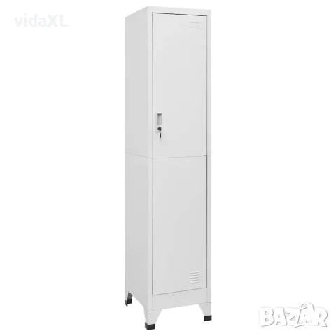vidaXL Заключващ се шкаф, 38x45x180 cм