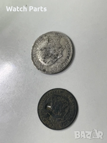 Български монети от 1881 и 1891 година, снимка 4 - Нумизматика и бонистика - 53286781