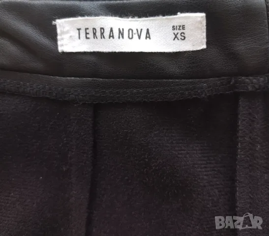 ДАМСКА ПОЛА ОТ ИЗКУСТВЕНА КОЖА Terranova, снимка 3 - Поли - 56136888