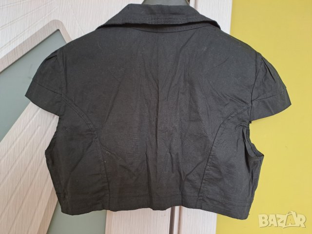 Летен къс жакет памук М, снимка 3 - Корсети, бюстиета, топове - 41419721