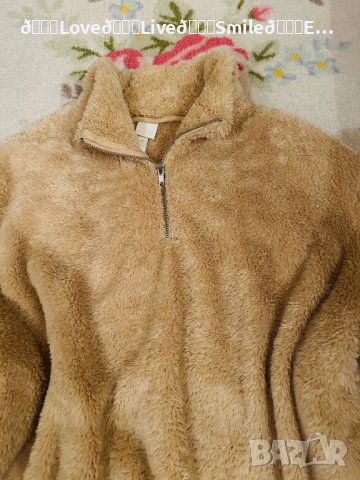 💖Пухен пуловер на H&M,размер М💖, снимка 2 - Блузи с дълъг ръкав и пуловери - 42655143