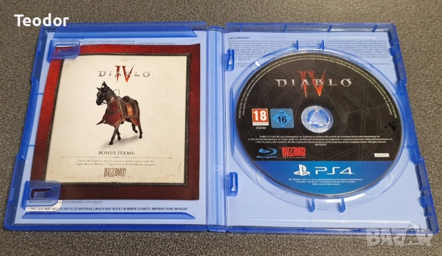 Diablo 4 ps4 & ps5, снимка 2 - Игри за PlayStation - 52944790