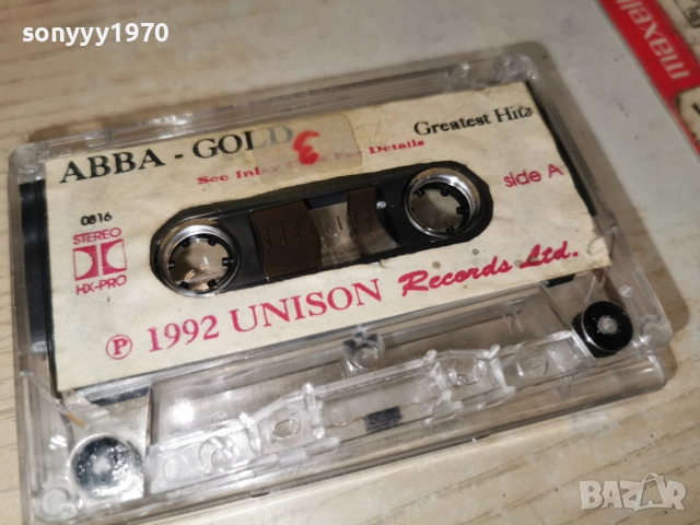 ABBA-GOLD UNISON TAPE 1992 1312252311, снимка 6 - Аудио касети - 52777954