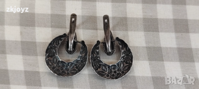 СРЕБЪРНИ ОБЕЦИ 5.5 ГРАМА / ПРОБА 925, снимка 3 - Обеци - 52028925