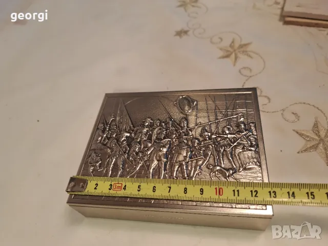 дървена кутия с метален обков 25/4, снимка 6 - Колекции - 50248360