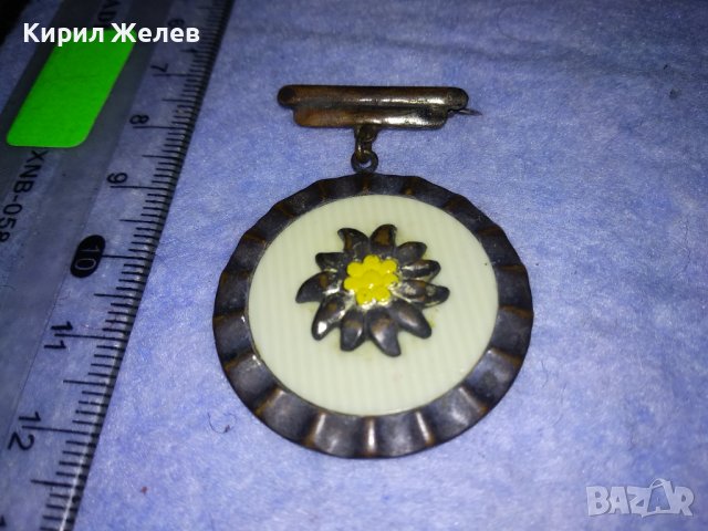 ЕДЕЛВАЙС Стара КОЛЕКЦИОНЕРСКА РЯДКА МЕДНА ЗНАЧКА ПЛАНИНАРСКА 26344, снимка 7 - Колекции - 39809165