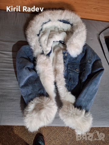 Женско яке със пухче