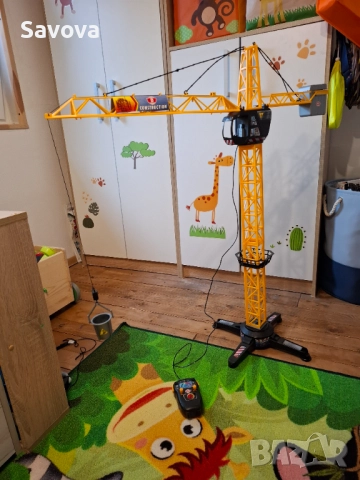 Голям кран Dickie toys с дистанционно