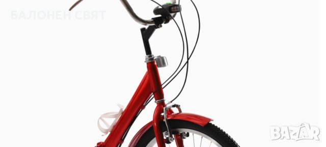 Нов Сгъваем Триколесен Велосипед 24 цола 7 скорости червен, снимка 4 - Велосипеди - 41738601