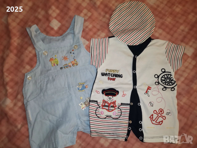 момчешки дрехи за лятото, снимка 3 - Комплекти за бебе - 52643164