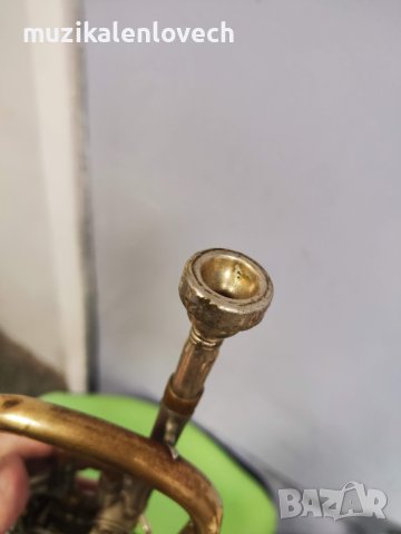 WELTKLANG Vintage Rotary Trumpet DDR - Ротари Б Тромпет  /ОТЛИЧЕН/, снимка 10 - Духови инструменти - 44257492