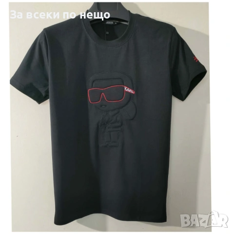 Karl Lagerfeld Мъжка Тениска👕Мъжка Блуза С Къс Ръкав - Различни Цветове Код Urban27, снимка 2 - Тениски - 53667495